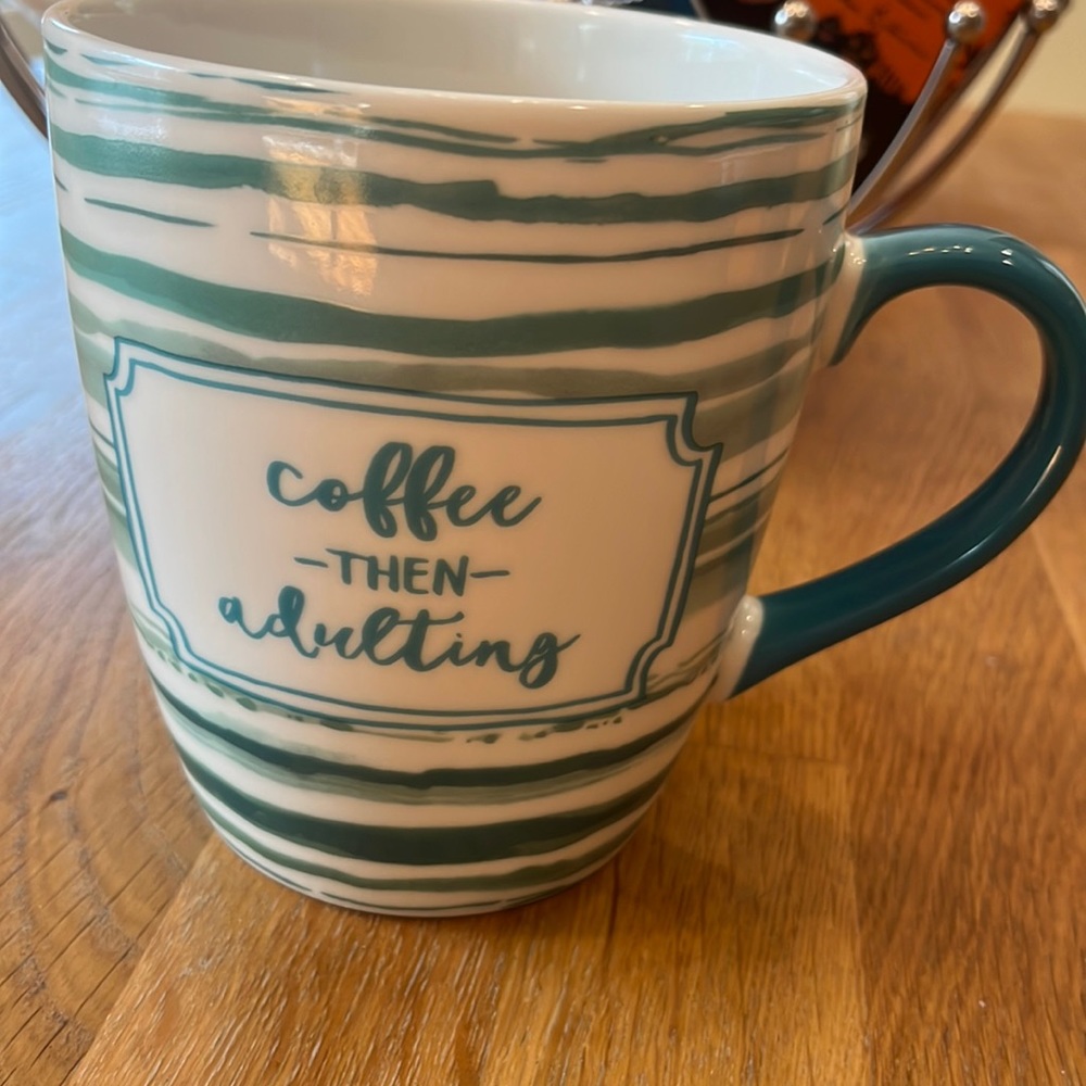 Coffee Then Adulting Mug